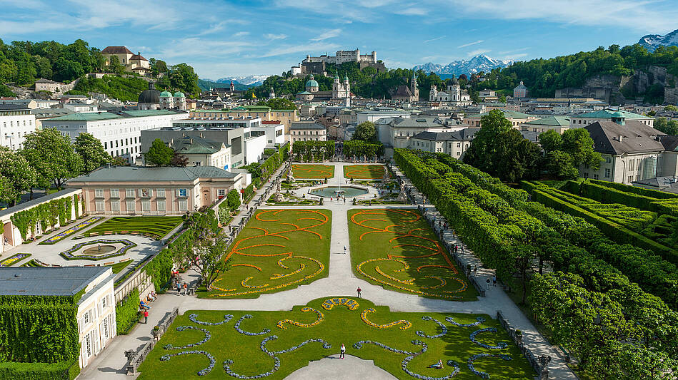 Tagestour in die Mozartstadt Salzburg, Mirabellgarten