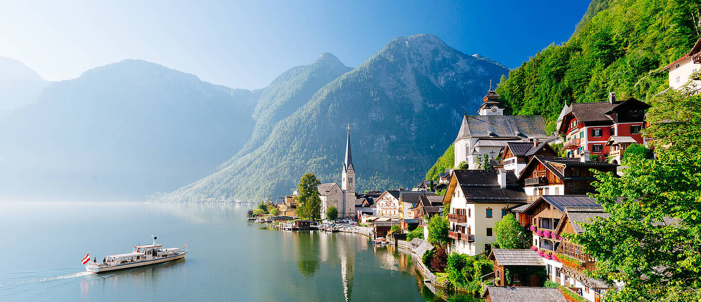 [Translate to English:] Hallstatt Tagestour ab Wien, Hallstätter See